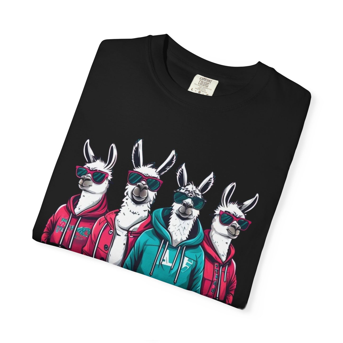 Spitten Crew Llama Graphic T-Shirt - Fun Unisex Tee for Casual Style Fantastic apparel for errands