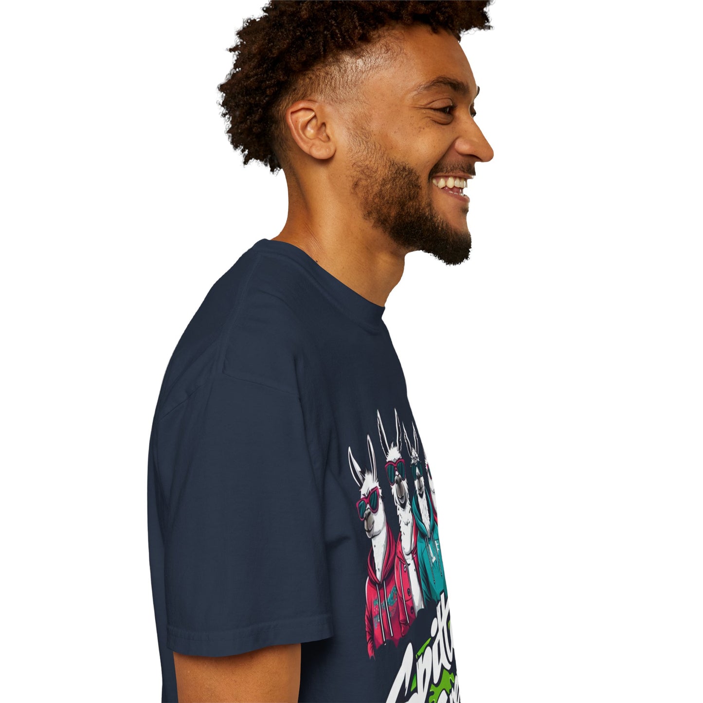 Spitten Crew Llama Graphic T-Shirt - Fun Unisex Tee for Casual Style Fantastic apparel for errands