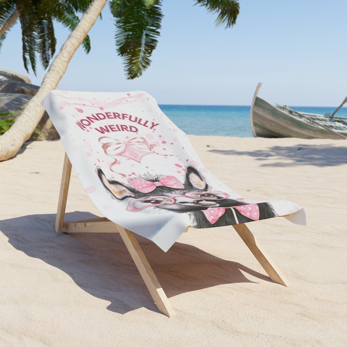 Wonderful Weird Beach Towel - Fun & Quirky Summertime Essential