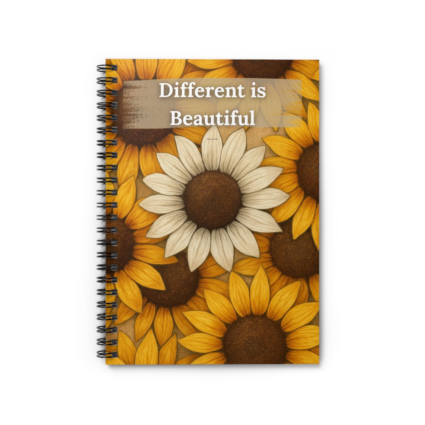 Different is Beautiful Notebook – Celebrate Your Uniqueness - Inspirational Design