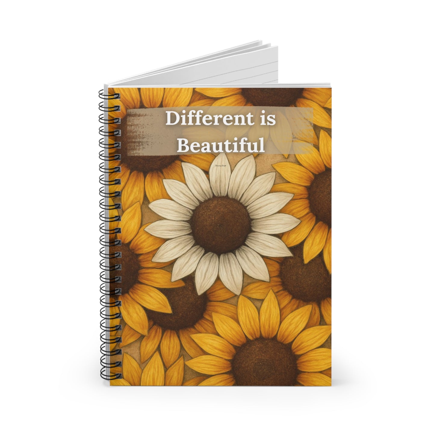 Different is Beautiful Notebook – Celebrate Your Uniqueness - Inspirational Design