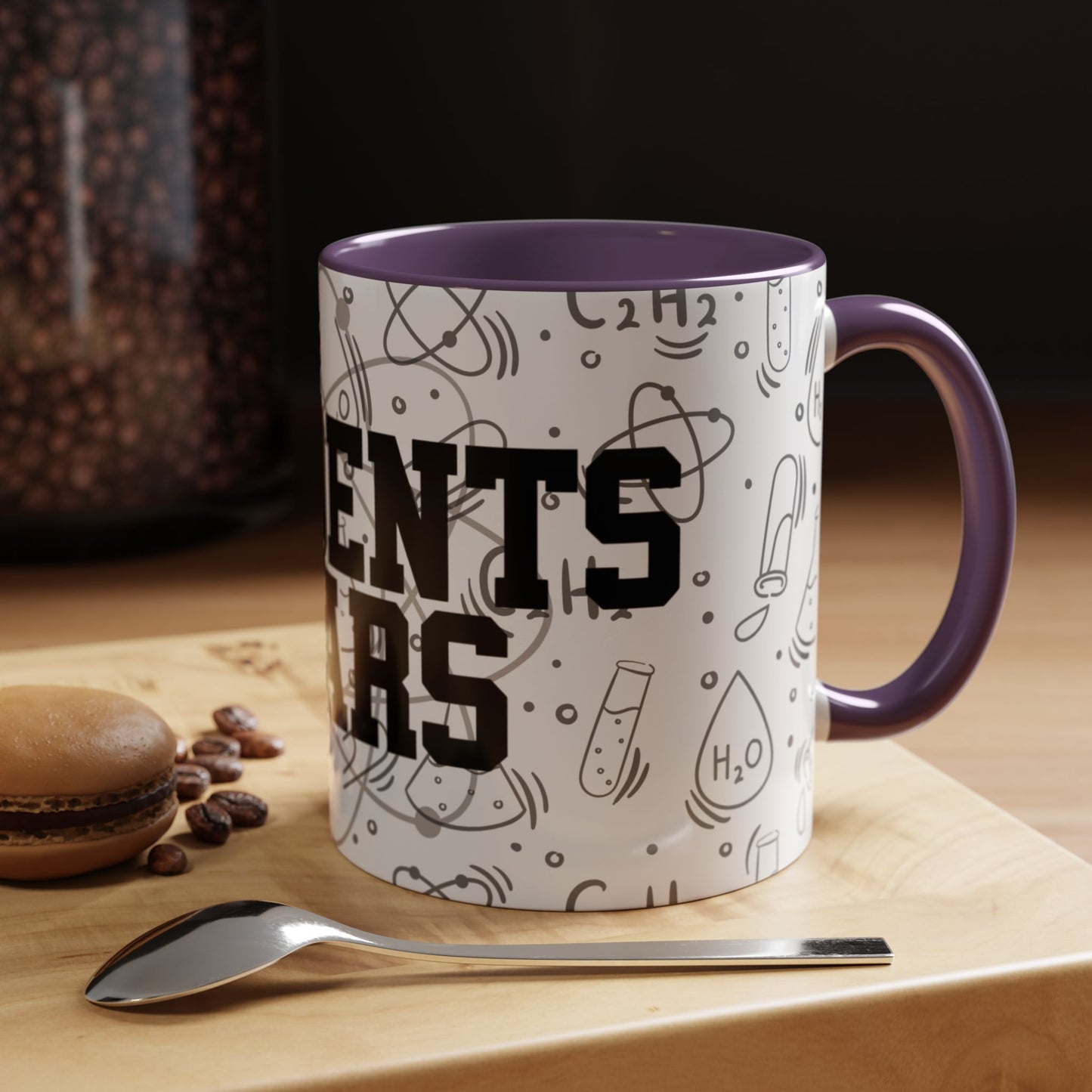 Student Tears Coffee Mug | Funny Science Symbols Design Accent Coffee Mug (11, 15oz)