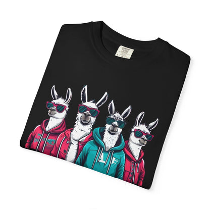 Spitten Crew Llama Graphic T-Shirt - Fun Unisex Tee for Casual Style Fantastic apparel for errands