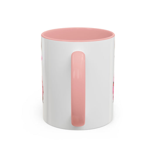 Mug - Happy Llamatines Funny Valentine colors Design 11, 15oz