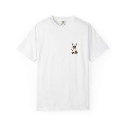 Funny Animal T-shirt - 'Roses are red, Violets are blue, I've Got Four Legs and One Kicks You" Llama fun Sarcasm apparel