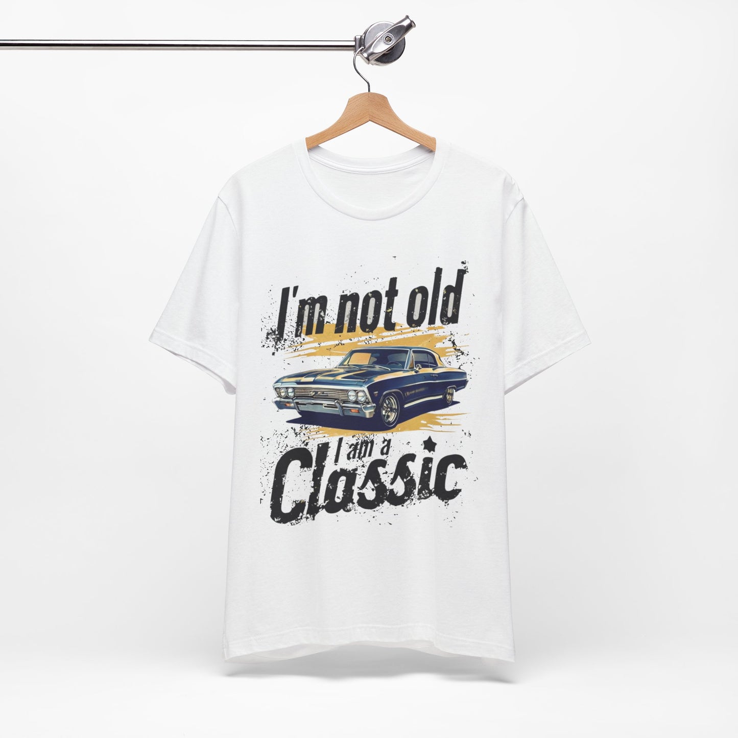 I'm Not Old, I'm a Classic 1967 Chevy Impala Car Unisex Jersey Tee - Vintage Car Graphic Shirt Geek