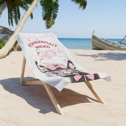 Wonderful Weird Beach Towel - Fun & Quirky Summertime Essential