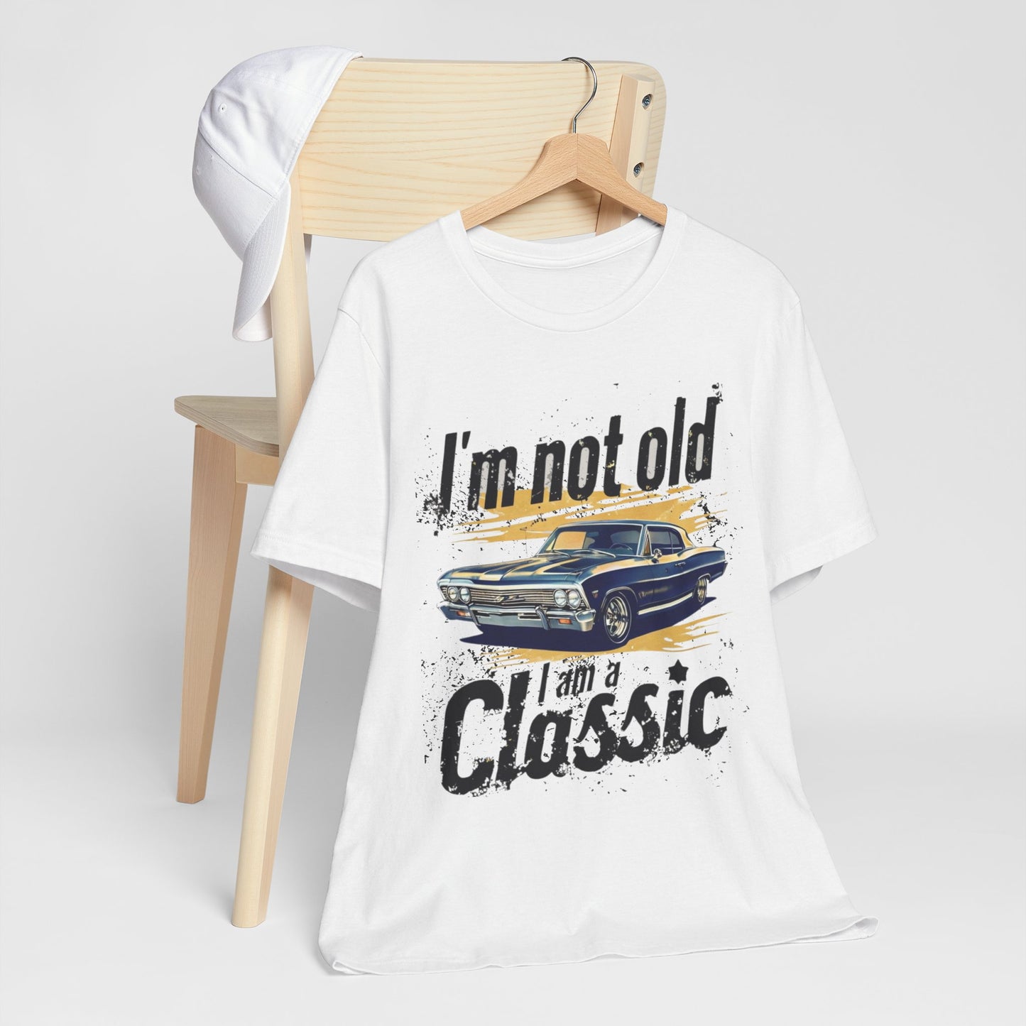 I'm Not Old, I'm a Classic 1967 Chevy Impala Car Unisex Jersey Tee - Vintage Car Graphic Shirt Geek