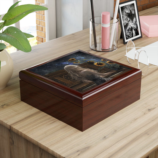 Melodic Serenity Jewelry Box | Artistic Storage for Treasures