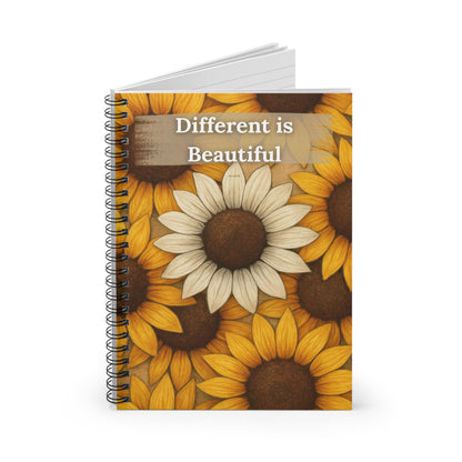 Different is Beautiful Notebook – Celebrate Your Uniqueness - Inspirational Design