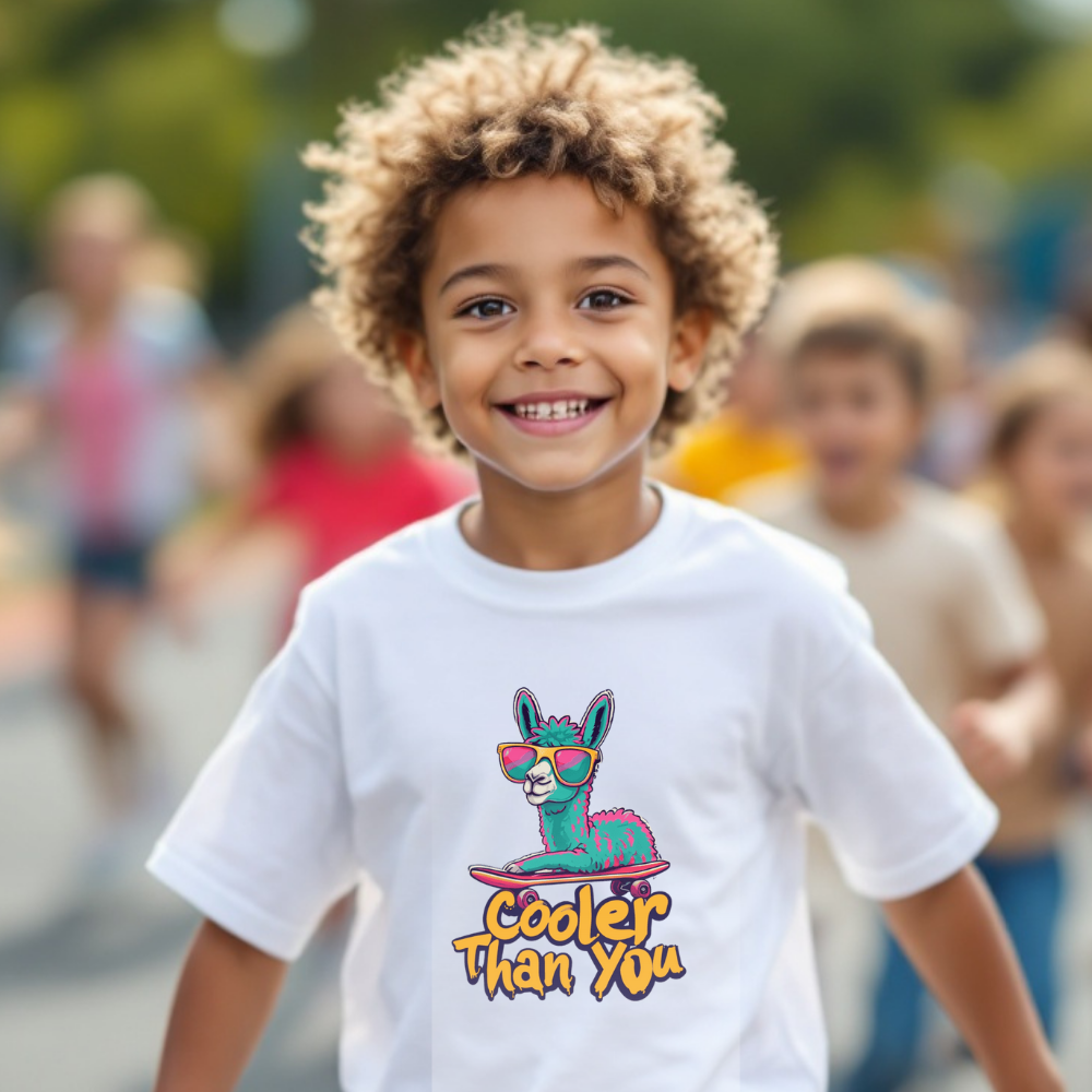 Cooler Than You Kids Tee - Fun and Stylish Heavy Cotton™ T-Shirt for Trendy Kids