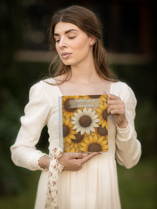 Different is Beautiful Notebook – Celebrate Your Uniqueness - Inspirational Design